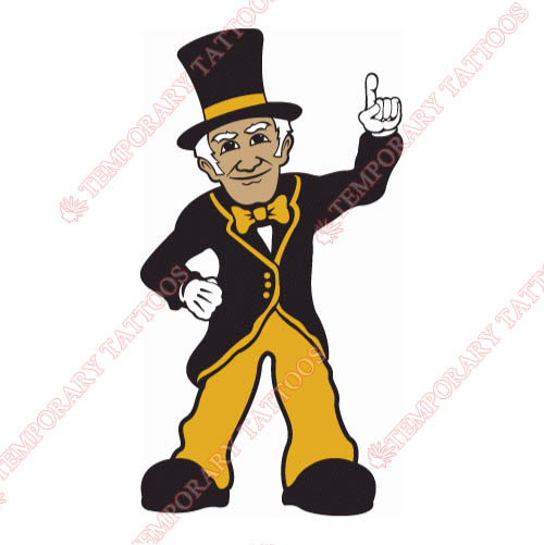 Wake Forest Demon Deacons Customize Temporary Tattoos Stickers NO.6873
